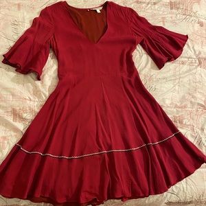 Tommy Hilfiger maroon dress